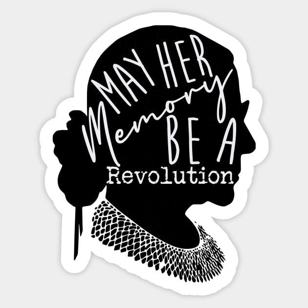 May her memory be a revolution Sticker by TheRainbowPossum